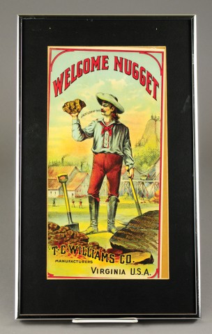 ''NUGGET'' TOBACCO LABEL Lithographed