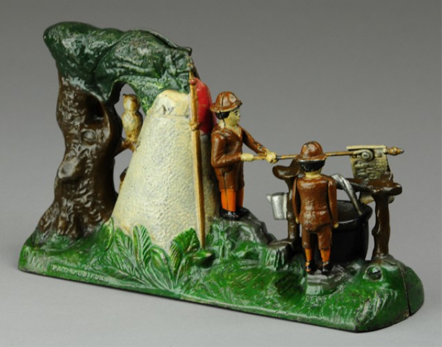 BOY SCOUT MECHANICAL BANK From 178e52