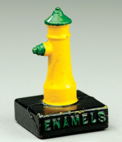 ENAMELS FIRE HYDRANT PAPER WEIGHT 178eeb