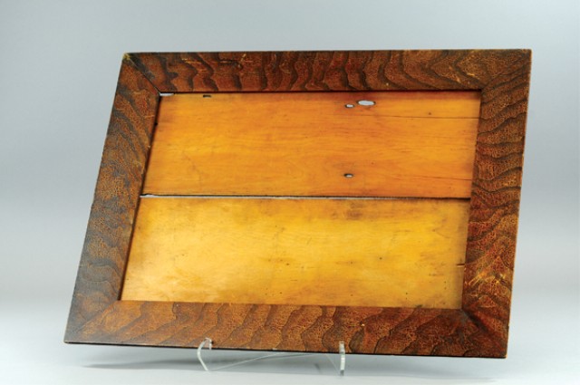 WOOD PICTURE FRAME Nicely painted 178f19