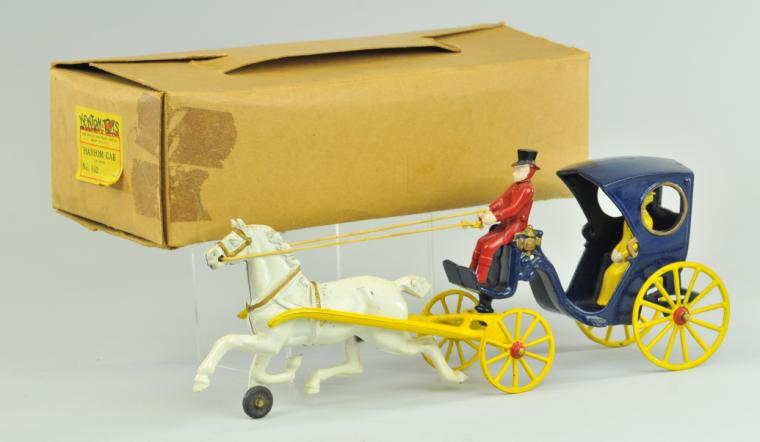 BOXED KENTON HANSOM CAB Cast iron 17a6e1