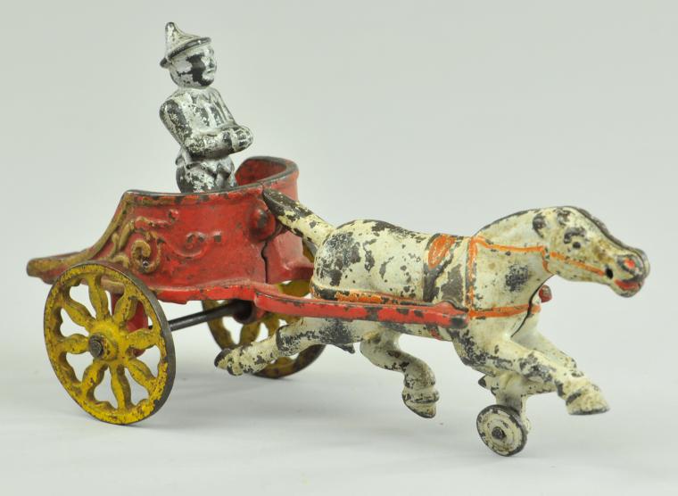 KENTON CLOWN CHARIOT Kenton cast iron