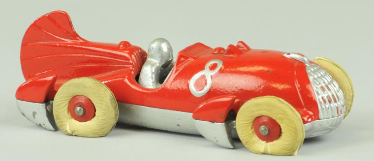 HUBLEY NO. 8 RACE CAR Cast iron bullet