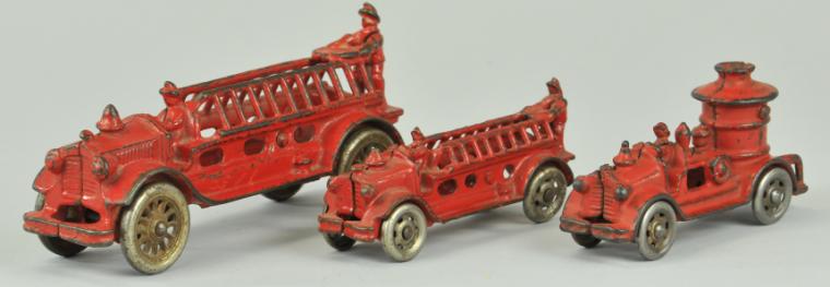 LOT OF THREE FIRE PUMPERS Cast 17a751