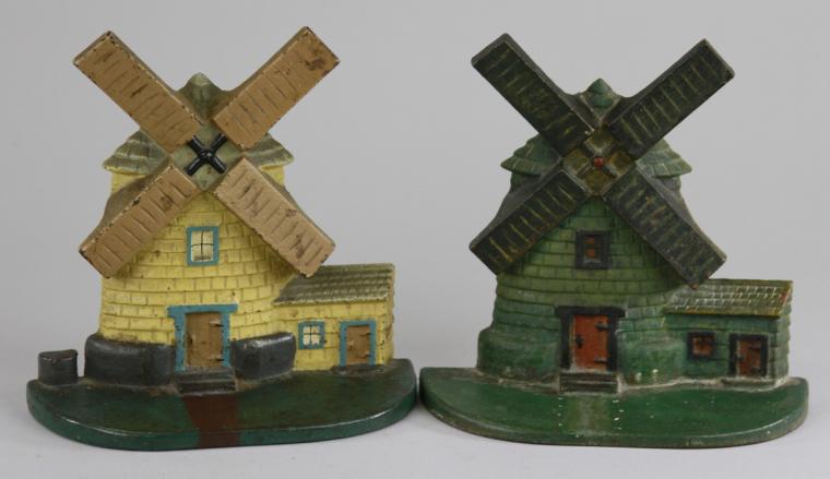 LOT OF TWO WINDMILL DOORSTOPS National 17a795