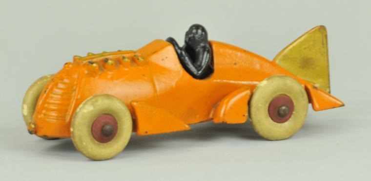 HUBLEY RACER Cast iron painted in orange