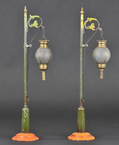 PAIR OF MARKLIN ARC LAMPS Germany