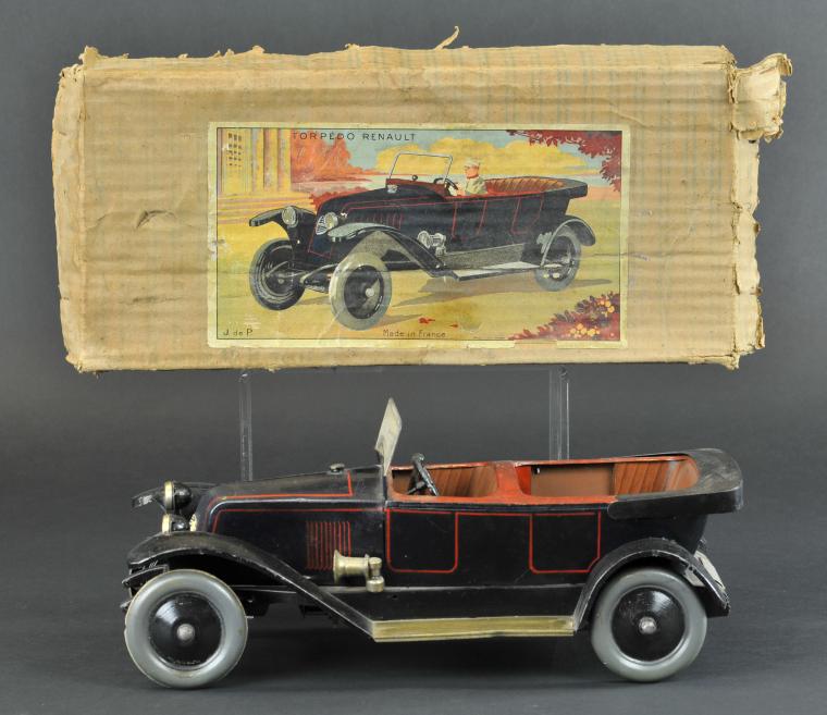 BOXED JEP RENAULT France c. 1928 tin