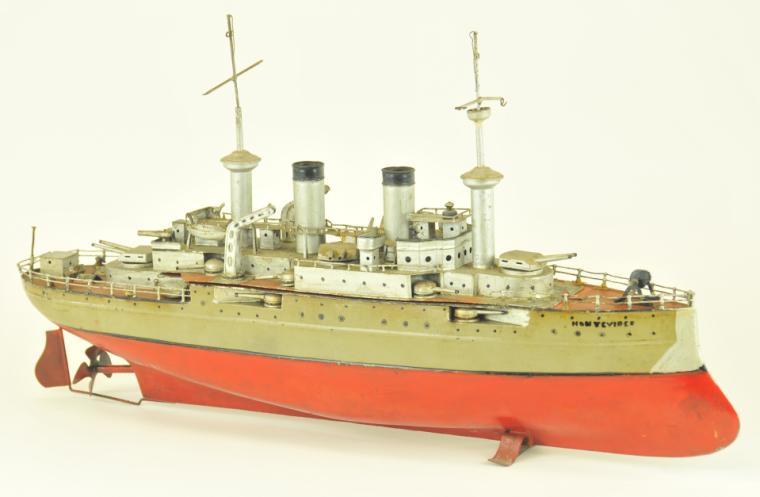 FLEISHMAN WARSHIP c 1936 painted 17a98e