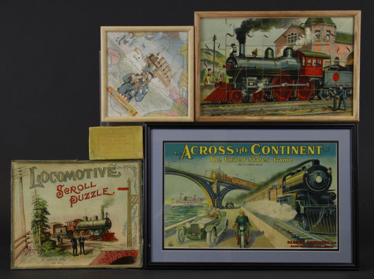 SHIP AND TRAIN PUZZLE Lot includes