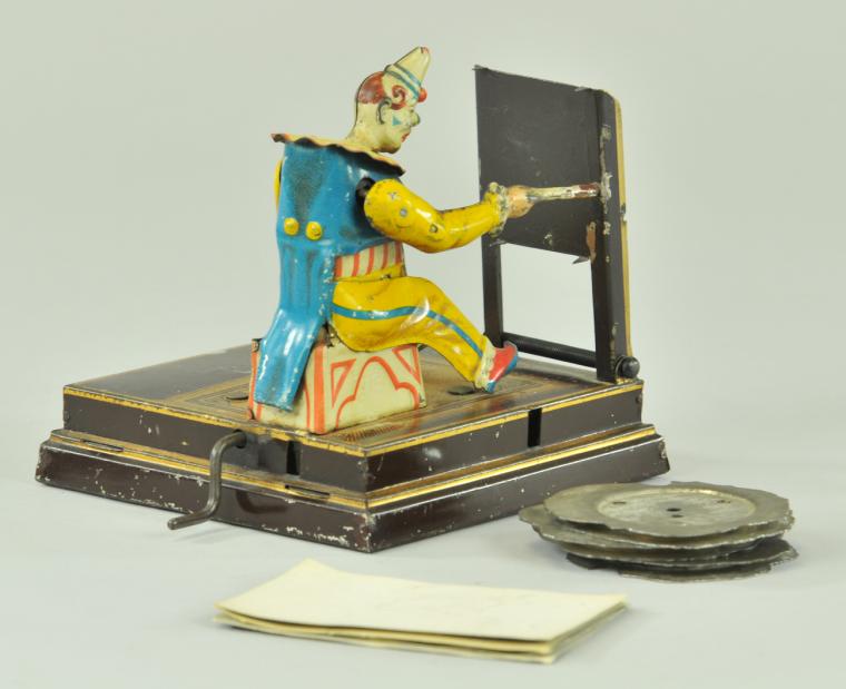 CLOCKWORK VIELMETTER ARTIST CLOWN TOY