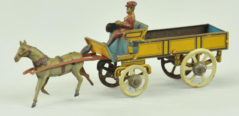 HORSE DRAWN PENNY TOY CART Georg 17aa1c