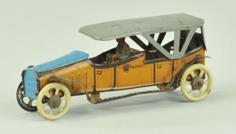 TOURING CAR PENNY TOY Germany lithographed 17aa24