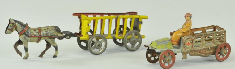 LOT OF TWO PENNY TOYS Lithographed 17aa64
