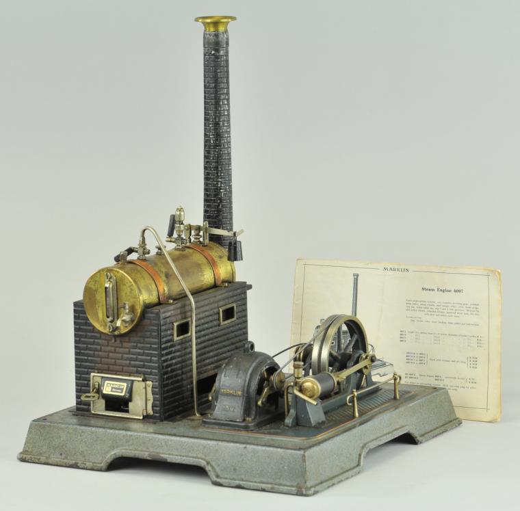 MARKLIN STEAM ENGINE Germany brass