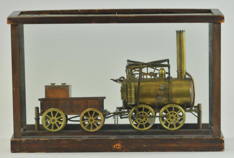 CONTEMPORARY STEAM LOCOMOTIVE AND