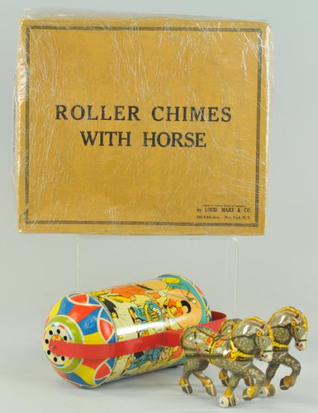 MARX ROLLER CHIMES Horse drawn