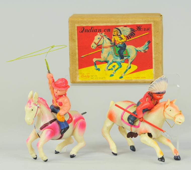 CELLULOID COWBOY AND INDIAN TOYS Japan