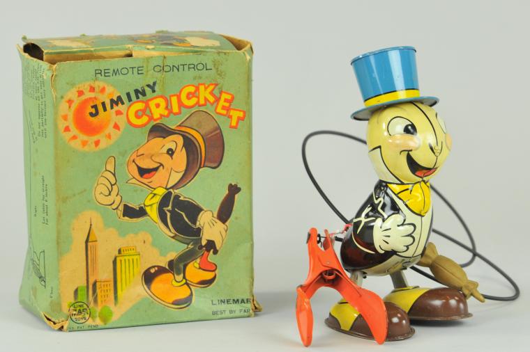 JIMINY CRICKET SQUEEZE TOY Linemar 17ab62
