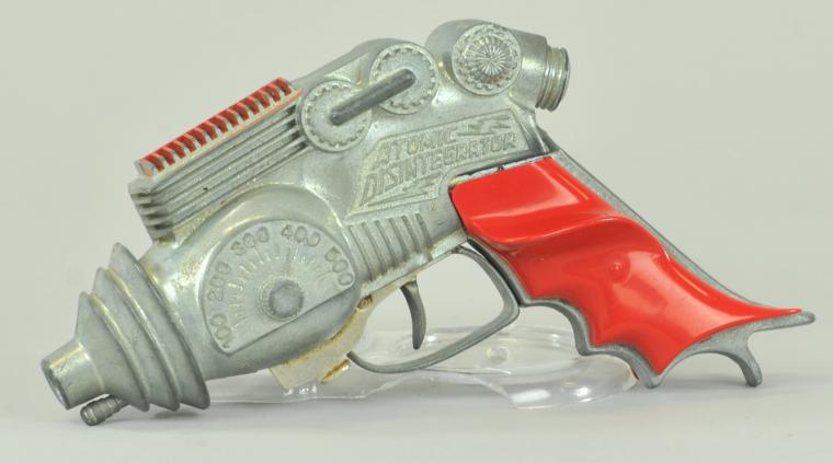 ATOMIC DISINTEGRATOR TOY PISTOL Hubley