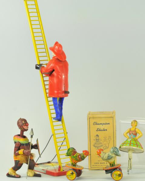 GROUPING OF TIN TOYS Lot of lithographed 17ab94