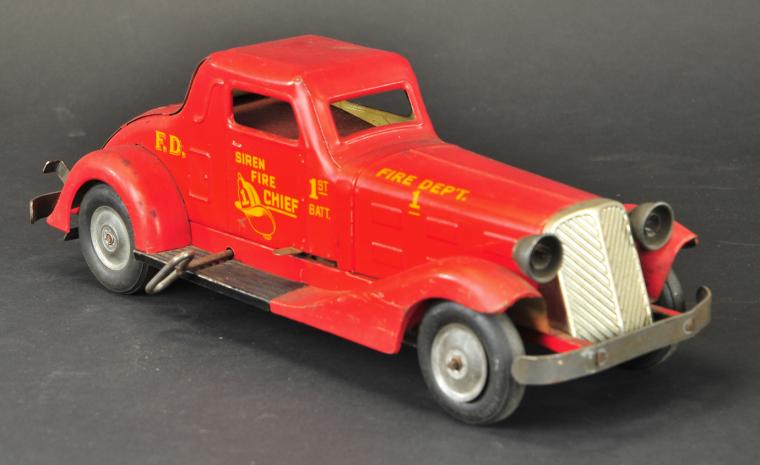 LOUIS MARX SIREN FIRE CHIEF S 17abdc