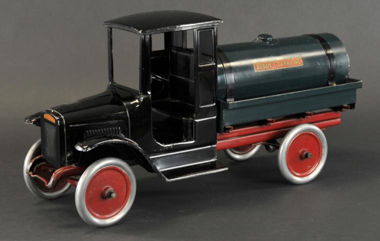 BUDDY L TANK LINE TRUCK c 1920 s 17ac18