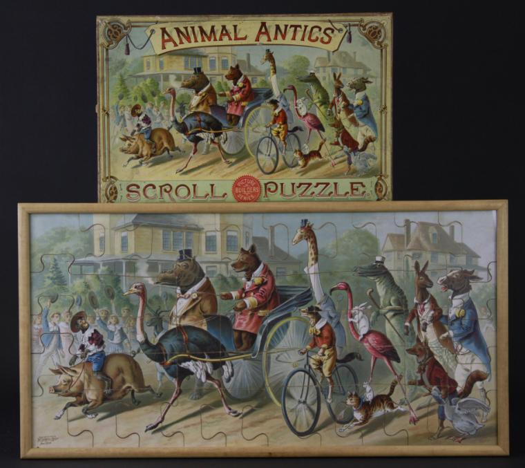 ANIMAL ANTICS SCROLL PUZZLE McLoughlin