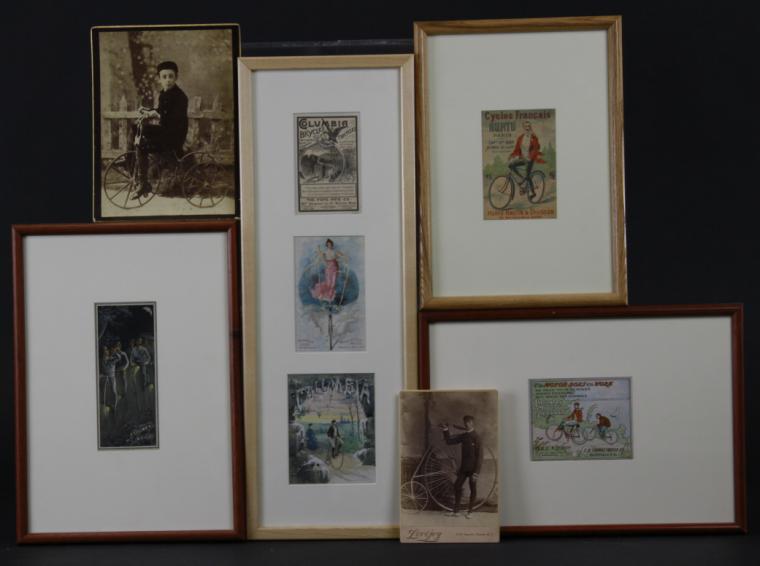 BICYCLE AD CARDS LOT Early bicycle 17ac93