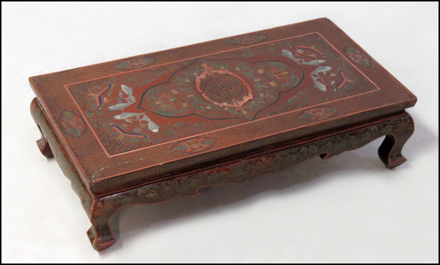 TIBETAN POLYCHROME LOW TABLE H  17ae1d