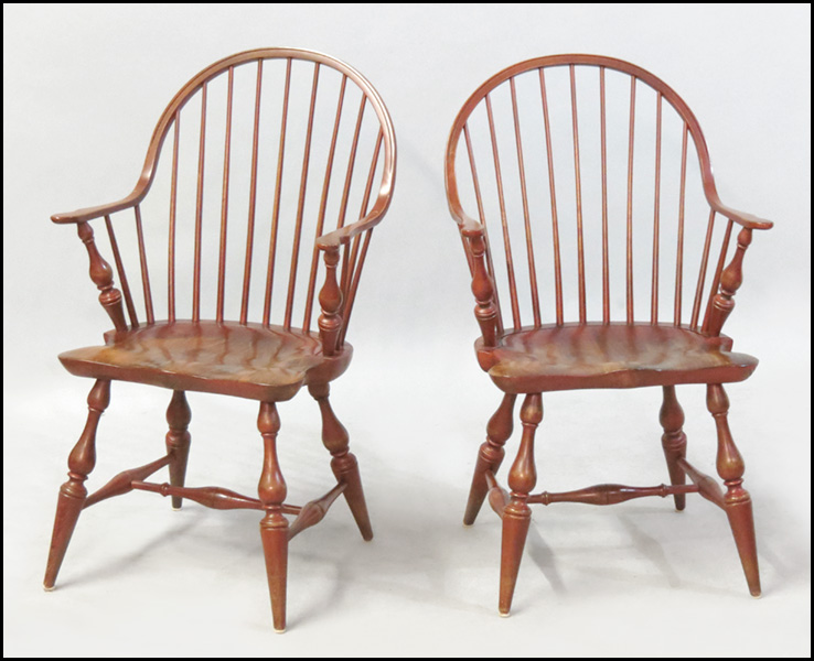 SET OF FOUR WINDSOR STYLE CHAIRS  17ae4a