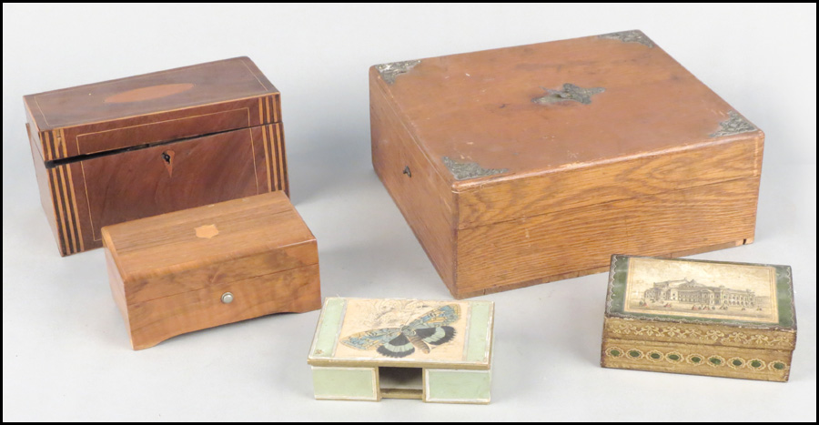 INLAID MAHOGANY TEA CADDY Together 17ae84