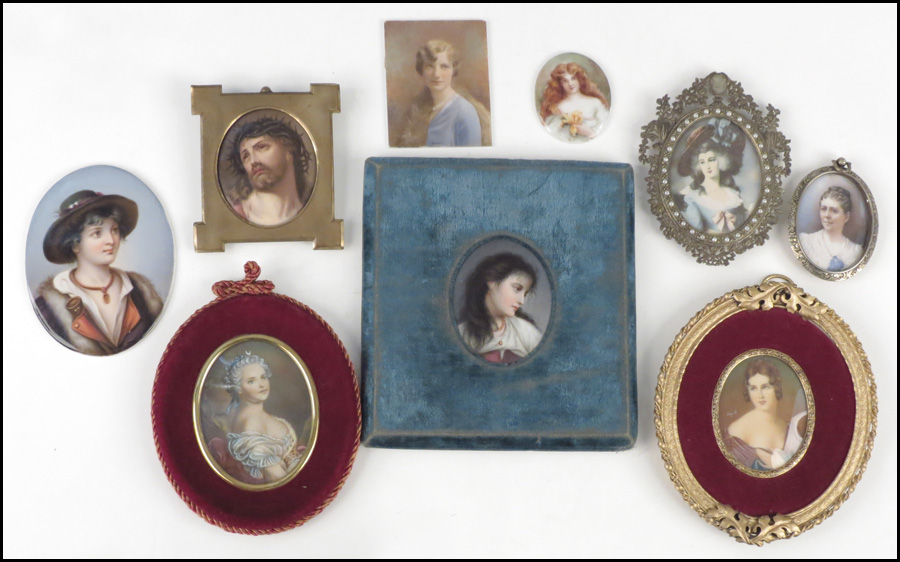 COLLECTION OF PORTRAIT MINIATURES  17ae8a