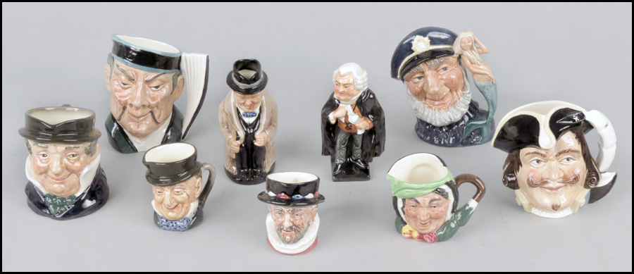 COLLECTION OF ROYAL DOULTON CHARACTER 17aebe