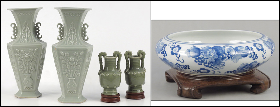 CHINESE BLUE AND WHITE PORCELAIN