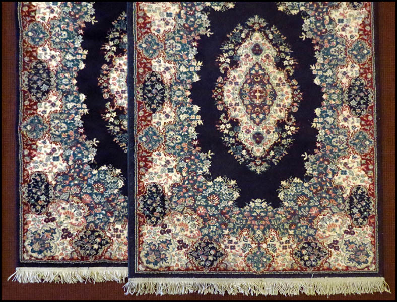 PAIR OF CONTEMPORARY RUGS. Together
