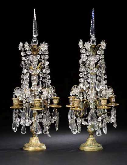 Tall Pair of French Gilt Brass 296e1