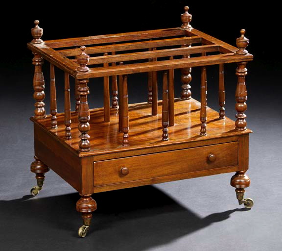 Victorian Mahogany Canterbury,