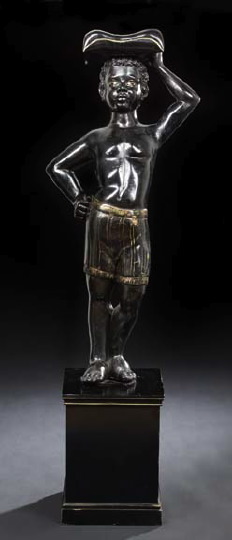 Italian Polychromed Blackamoor,  mid-19th