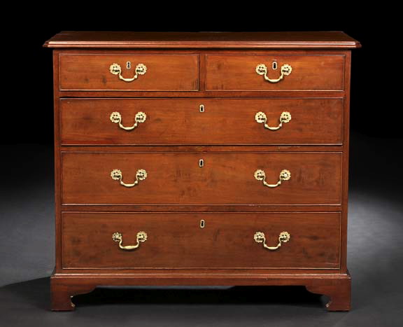 George III-Style Mahogany Chest,