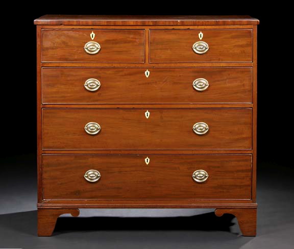 George III-Style Mahogany Chest,