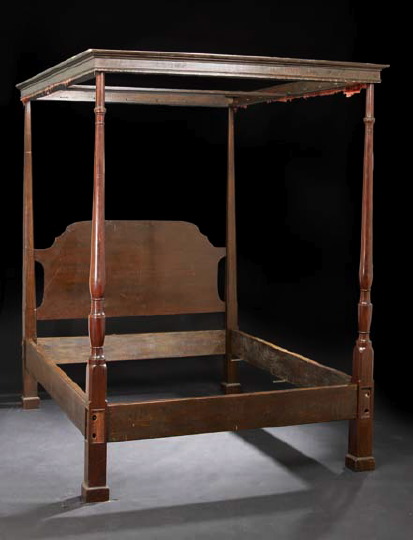 George III Mahogany Tester Bed,