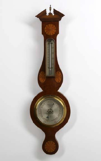 George III Style Mahogany Barometer  297ff