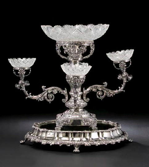 Victorian Silverplate Metamorphic Epergne