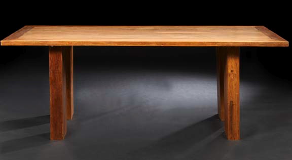 Art Deco-Style Teak Dining Table,