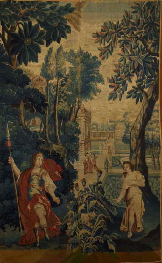 Franco Flemish Verdure Tapestry 29a00