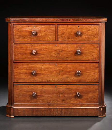 Victorian Mahogany Chest,  late 19th