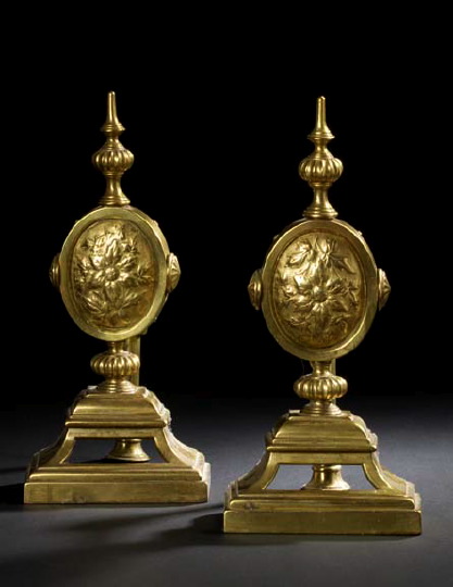 Attractive Pair of Edwardian Gilt Brass 29a49