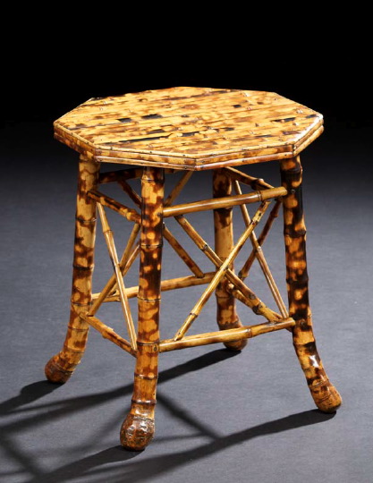 Anglo Indian Bamboo Stool the 29a6d