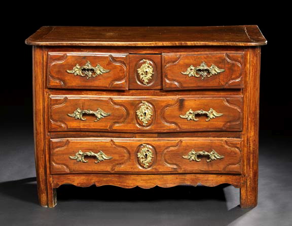 Provincial Regence Fruitwood Commode,